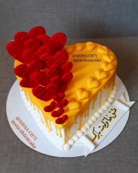 کیک قلب سفارشی