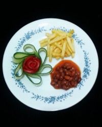 یه شام سبک و ساده ...