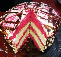 مافین مخملی با خامه