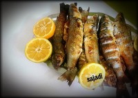 ماهی کبابی داغ