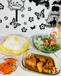 خورش مرغ و کاری (هندی)