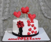 کیک عاشقانه