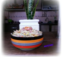 سالاد ماکارونی لطفاورق بزنید