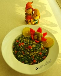 سالاد تبوله (با دستور)