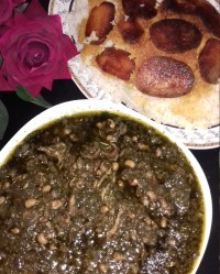 قرمه سبزی با برنج محلی ??