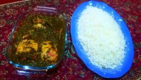قرمه سبزی با مرغ