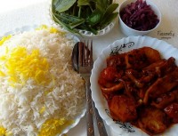 تاس کباب کدوسبز