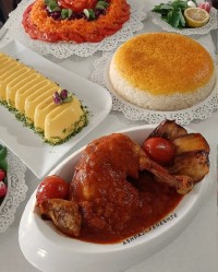 مسمای مرغ و بادمجان