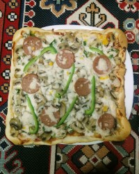 پیتزا فاهیتا مرغ