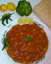 خوراک لوبیا چیتی گیاهی