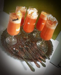 آب هویج بستنی