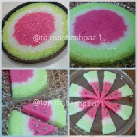 ژله به شکل هندوانه مخصوص شب یلداس