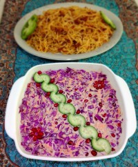 سالاد کلم و انار