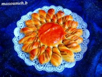 نان آچمای ارده با گردو