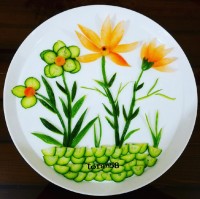 بشقاب نقاشی ایده ازلنای عزیز