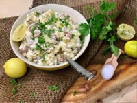 سالاد لوبیا چیتی