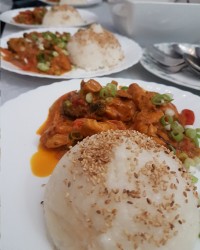 خورش مرغ و نارگیل (هندی)