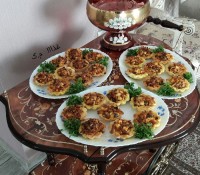 تارت قارچ و مرغ