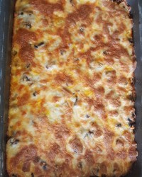 سوفله سیب زمینی و گوشت