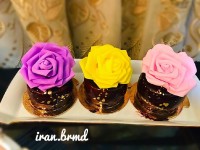 دسر مدرن با سس براق