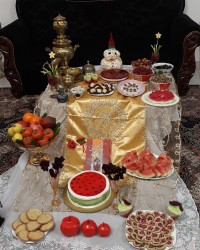 سفره شب یلدا ۹۷