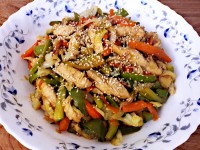 خوراک مرغ به سبک چینی