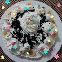 کیک وانیلی خامه ای _____•^