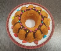 کیک وانیلی با فر دست ساز