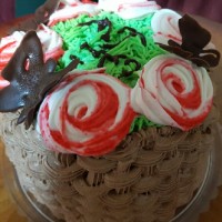 سفارش کیک به شکل سبدگل