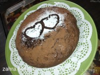 کیک با آب سرد