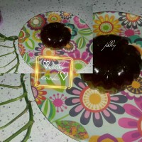 ژله آلبالویی طرح گل کوچک