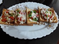 پیتزا مکعبی.