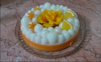 ژله شیر سفید