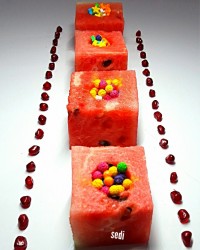 ایده راحت و شیک هندوانه شب یلدا جهت ایده