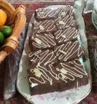 کیک مگا براونی