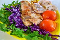 استیک مرغ ورق بزنید