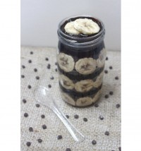 دسر ترایفل کیک شکلاتی و موز