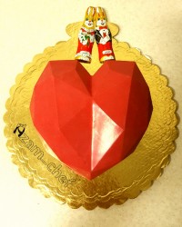 کیک قلب سوپرایز