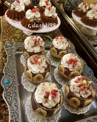 کیک ودسر امروز من برای مهمونای عزیزم?