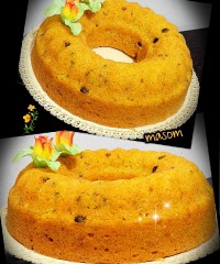 کیک کدوحلوایی۲....که من غیرازگردوکشمش هم ریختم