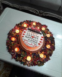 کیک سالگردعقد منو آقایی