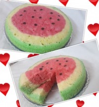 کیک هندوانه بدون فر