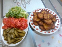 کوکوی سیب زمینی خام