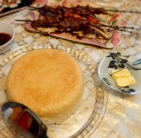 شیشلیک با برنج کته قالبی?