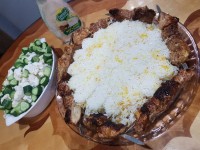 جوجه کباب سیخی تابه ای