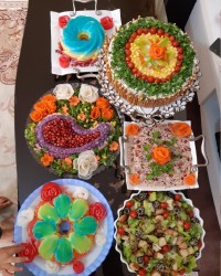 میز شام مهمانهای عزیزم