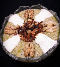 حلیم بادمجان با برنج