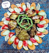 کباب مرغ و گوشت