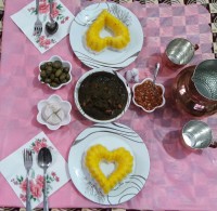 قرمه سبزی???? ناهارامروز من وهمسرم❤