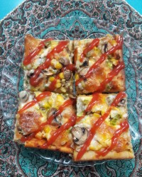 پیتزا باخمیر جادویی